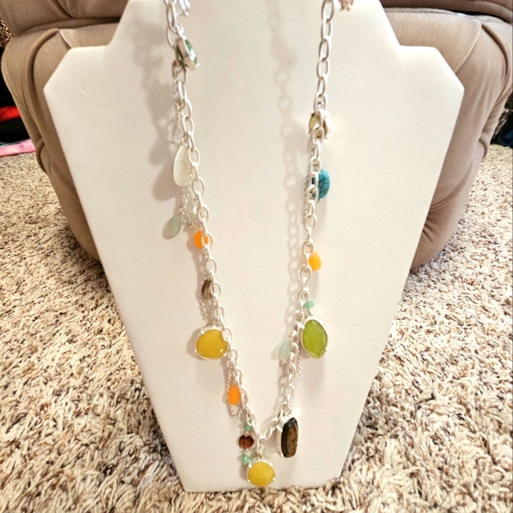 Lia Sophia Colorful Gemstone Necklace